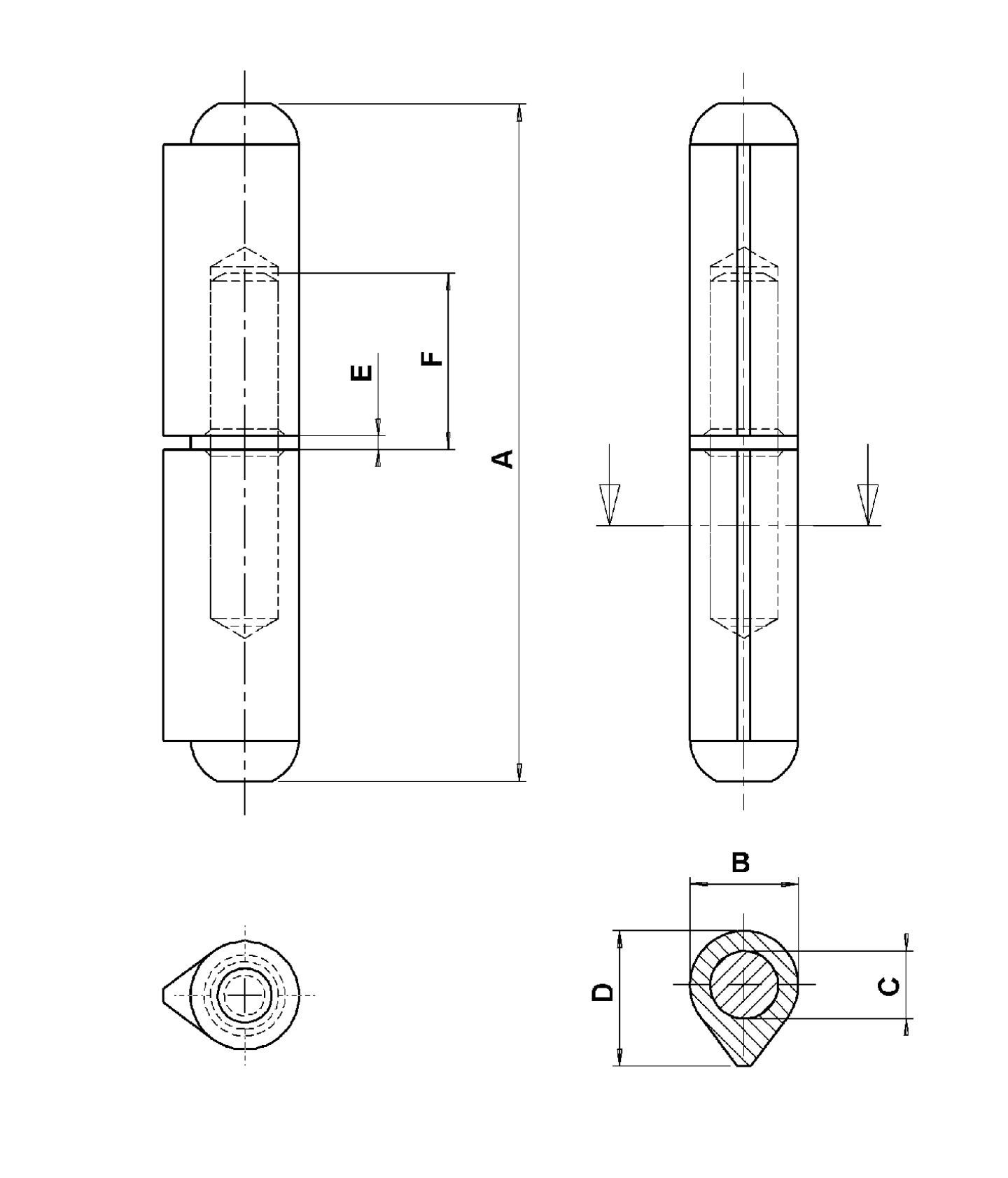 SVETSGÅNGJÄRN BXB 20-50 STÅLAXE074, STÅLAXEL