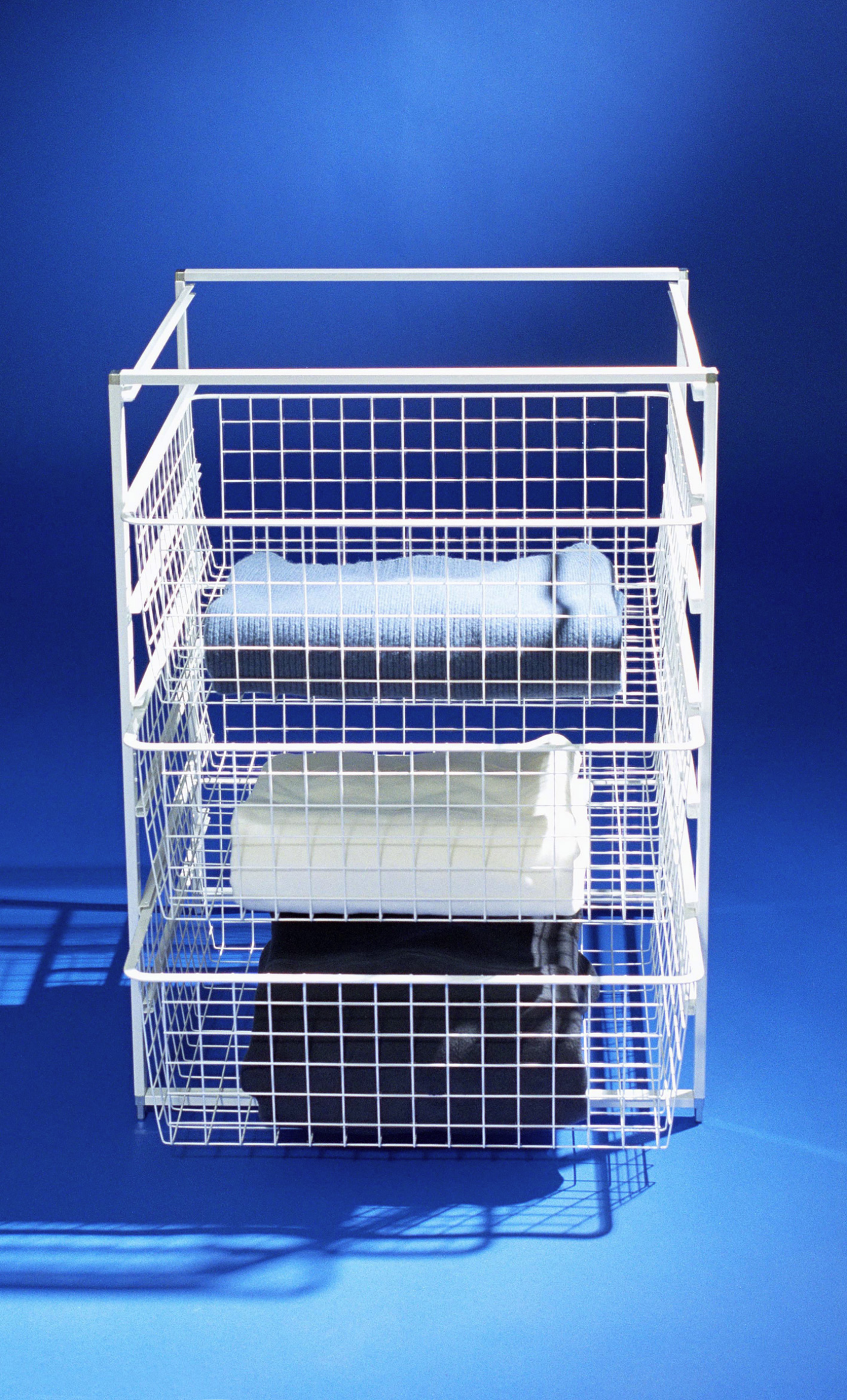 Koripaketti Elfa Basic 1040x450x540mm 5 koria valkoinen 104510