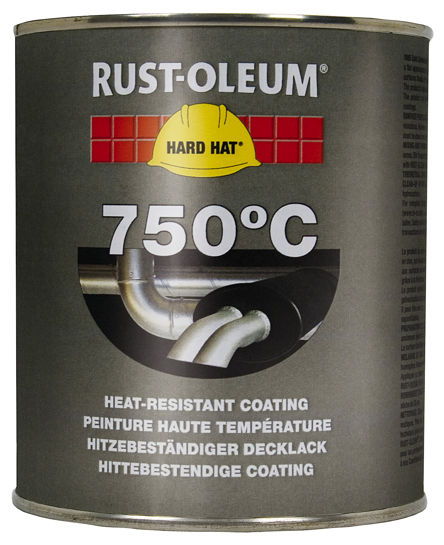 VÄRMESKYDDSFÄRG RUST-OLEUM SVART 0,75L, 750GR SVART 0,75L