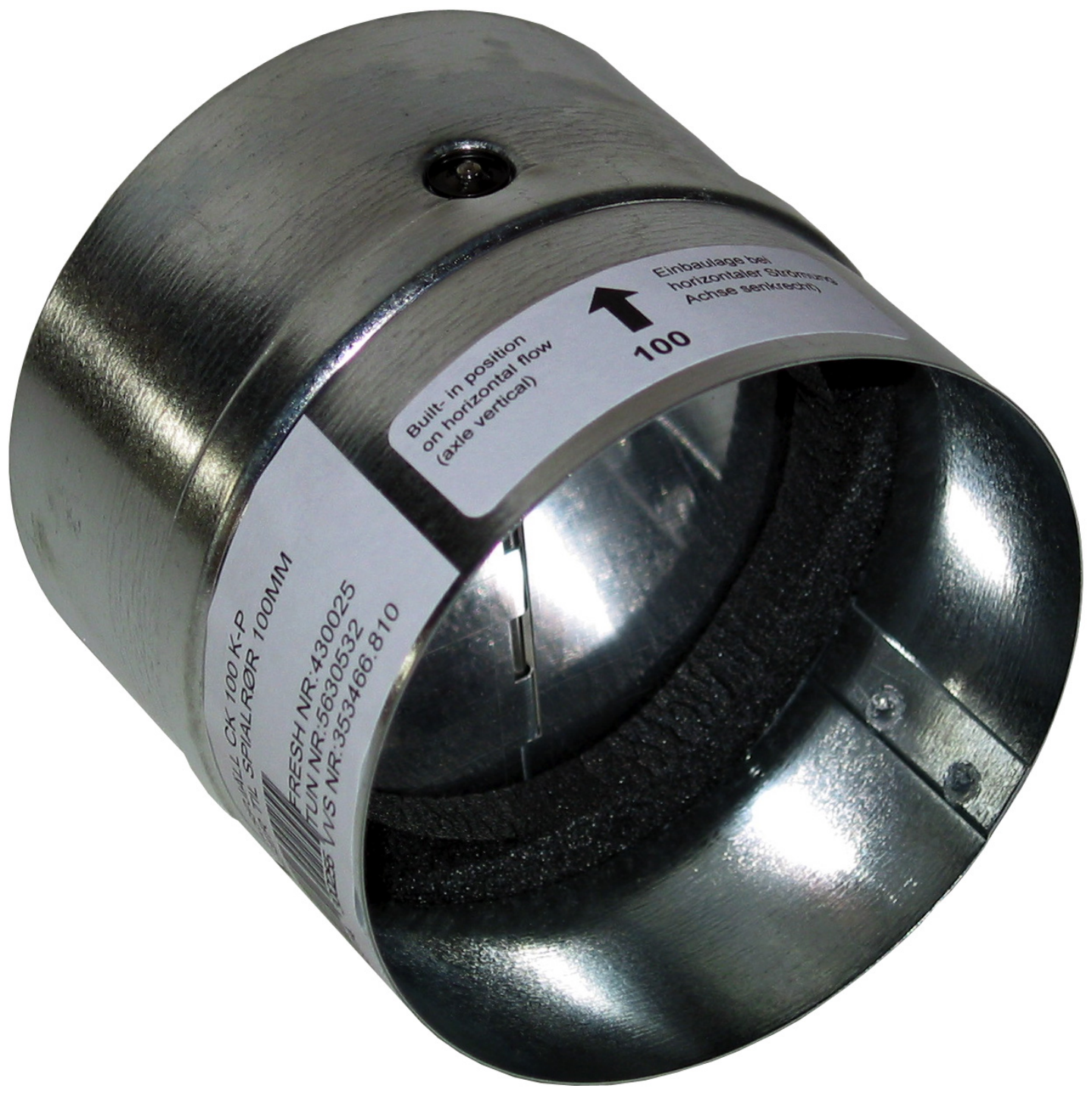 BACKSPJÄLL TILL FLÄKT CK125