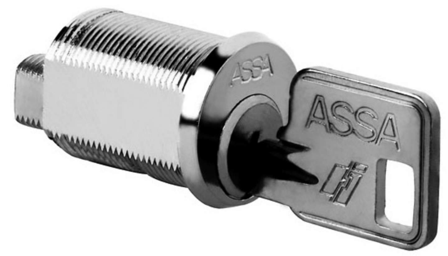 SKÅPLÅS ASSA 10450 M 2 NYCKLAR KOMPLETT MED BEHÖR