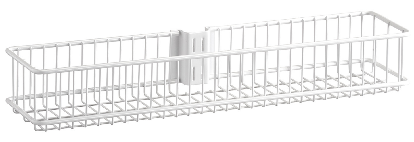 VÄGGKORG VIT STOR 435X134X140 ELFA 333010