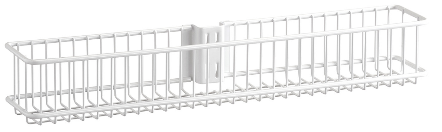 VÄGGKORG VIT STOR 435X134X140 ELFA 333010