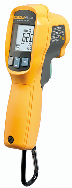 Infrapunalämpömittari Fluke 62 MAX +