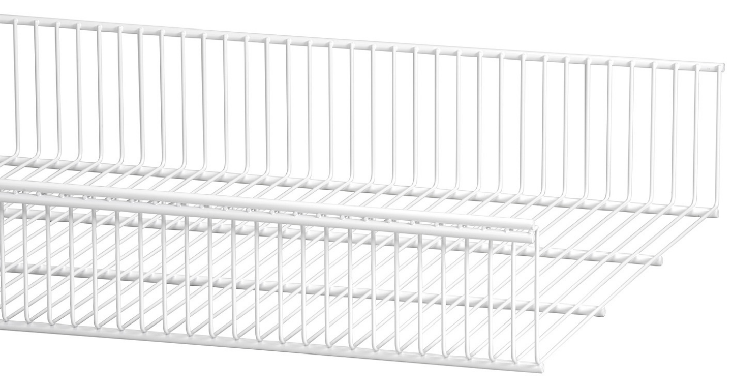 TRÅDHYLLKORG VIT 450X337MM ELFA 457418