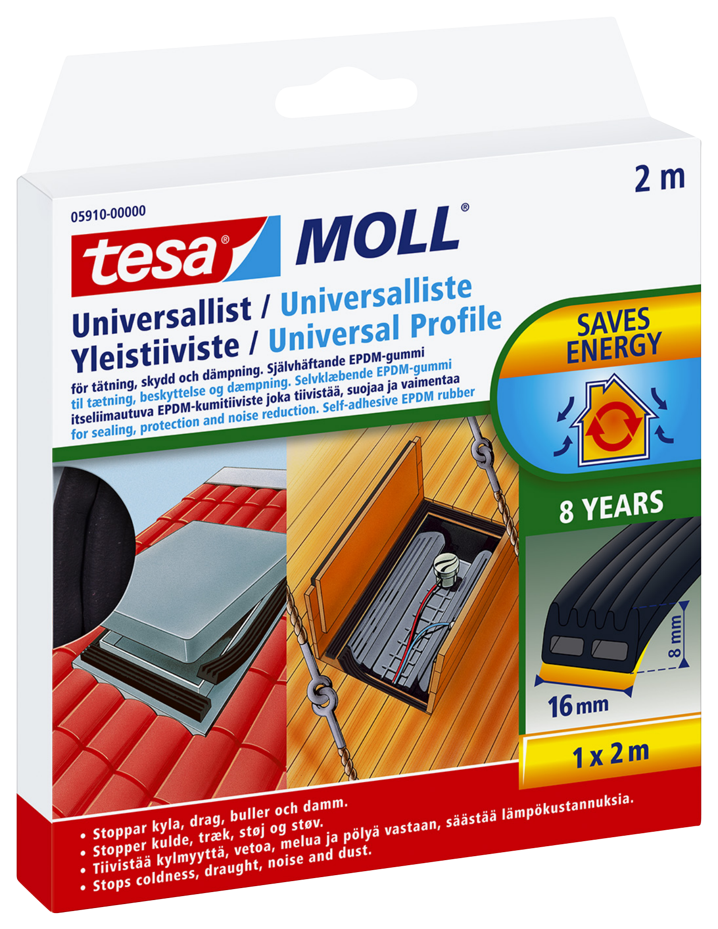 UNIVERSALLIST TESA 5MX10MMX5MM