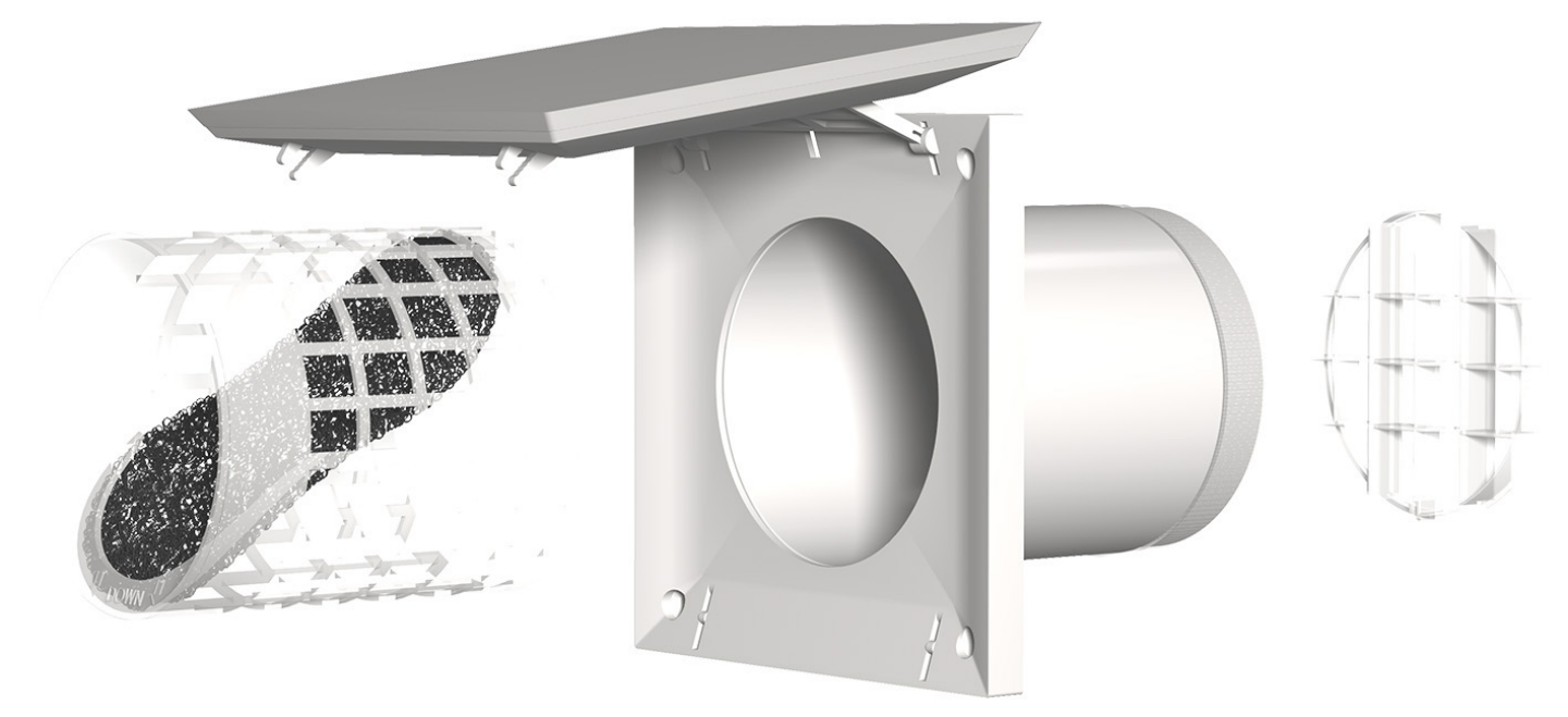 VÄGGVENTIL FRESH TL80DE DB-S