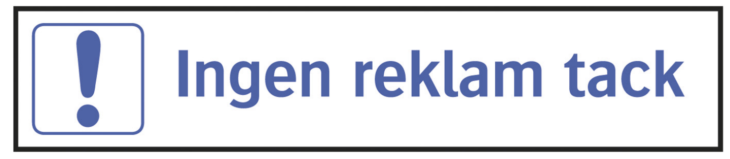 SKYLT SYSTEMTEXT 367456 TRIVSEL INGEN