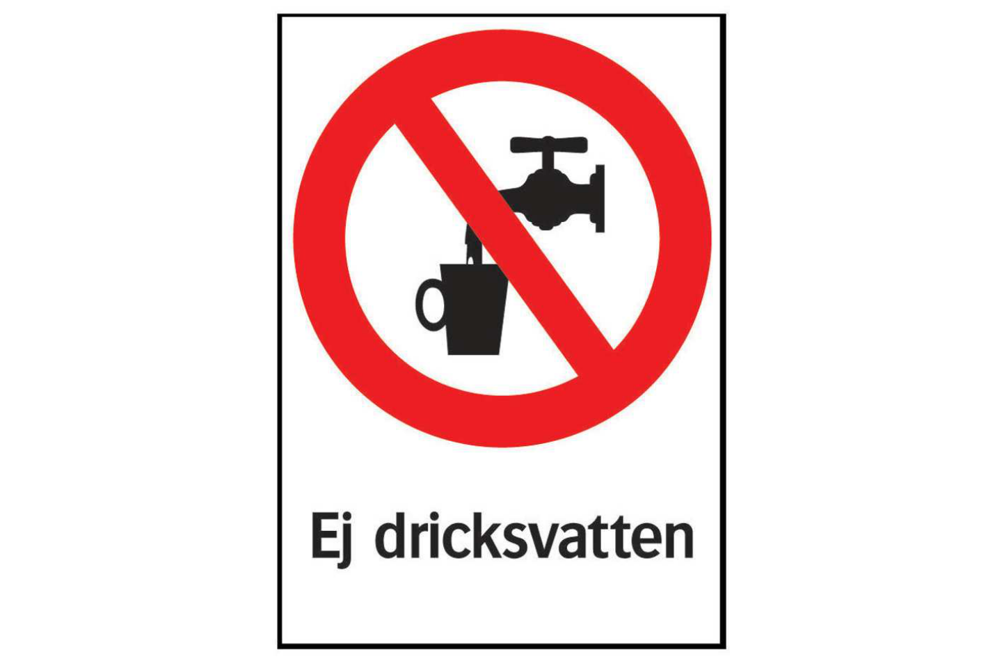 SKYLT 347114 FÖRBUD EJ