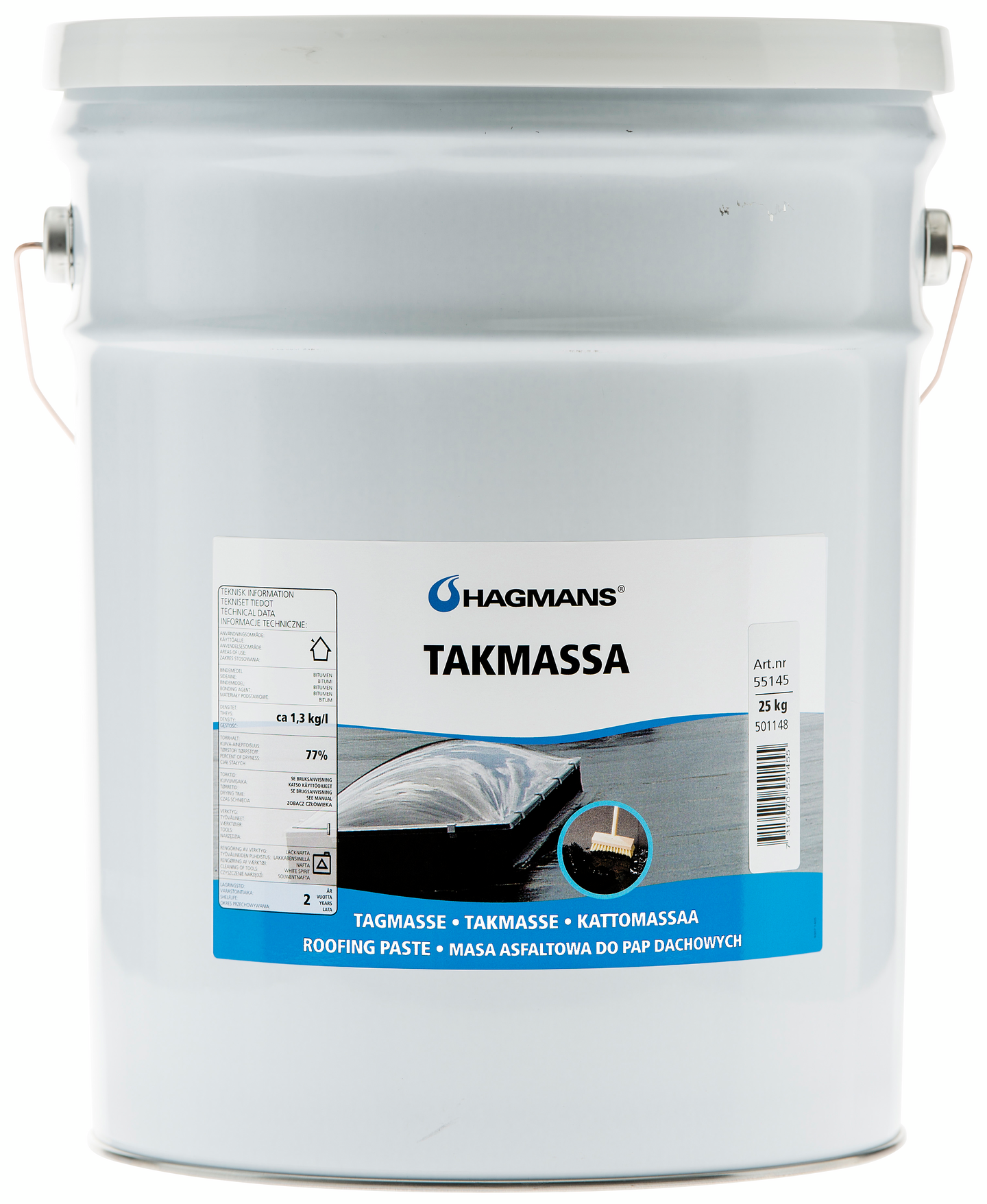 TAKMASSA HAGMANS P KALLFLYTANDE  6KG