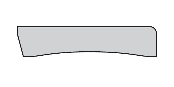 SOCKEL MOELVEN EK LACK 12X57X3300