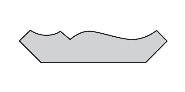 TAKLIST MOELVEN WOOD ANTIK VIT 15X69X3300 PROFIL 006 S0502-Y