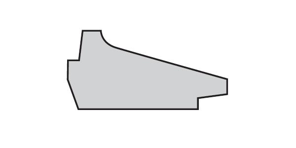 SKUGGLIST MOELVEN WOOD FURU 21X43X3300