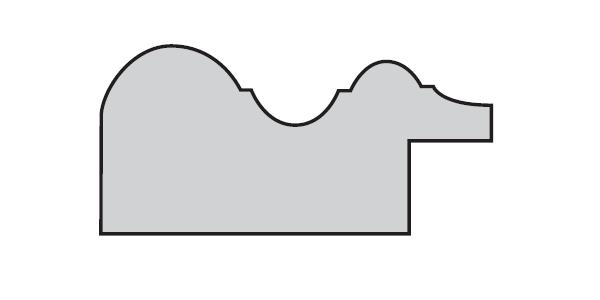 BRÖSTLIST MOELVEN 27X56 FURU A 095, 27X56MM