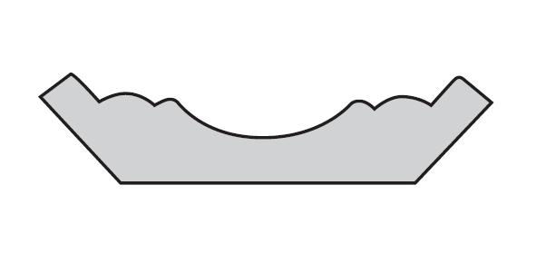 TAKLIST ALLMOGE FURU 21X70 I-III