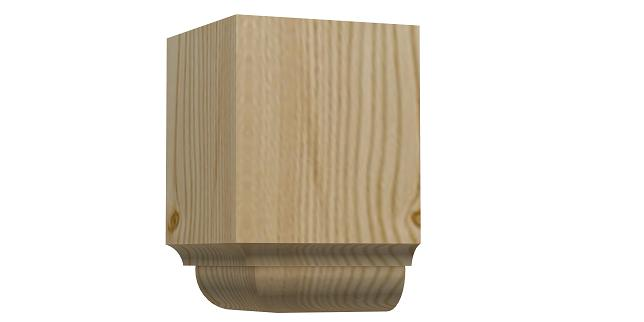 TAKKLOSS INNERHÖRN FURU 45MM 4ST