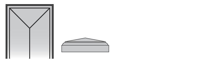 GOLVKLOSS VIT 95MM 2ST FÖR FODER
