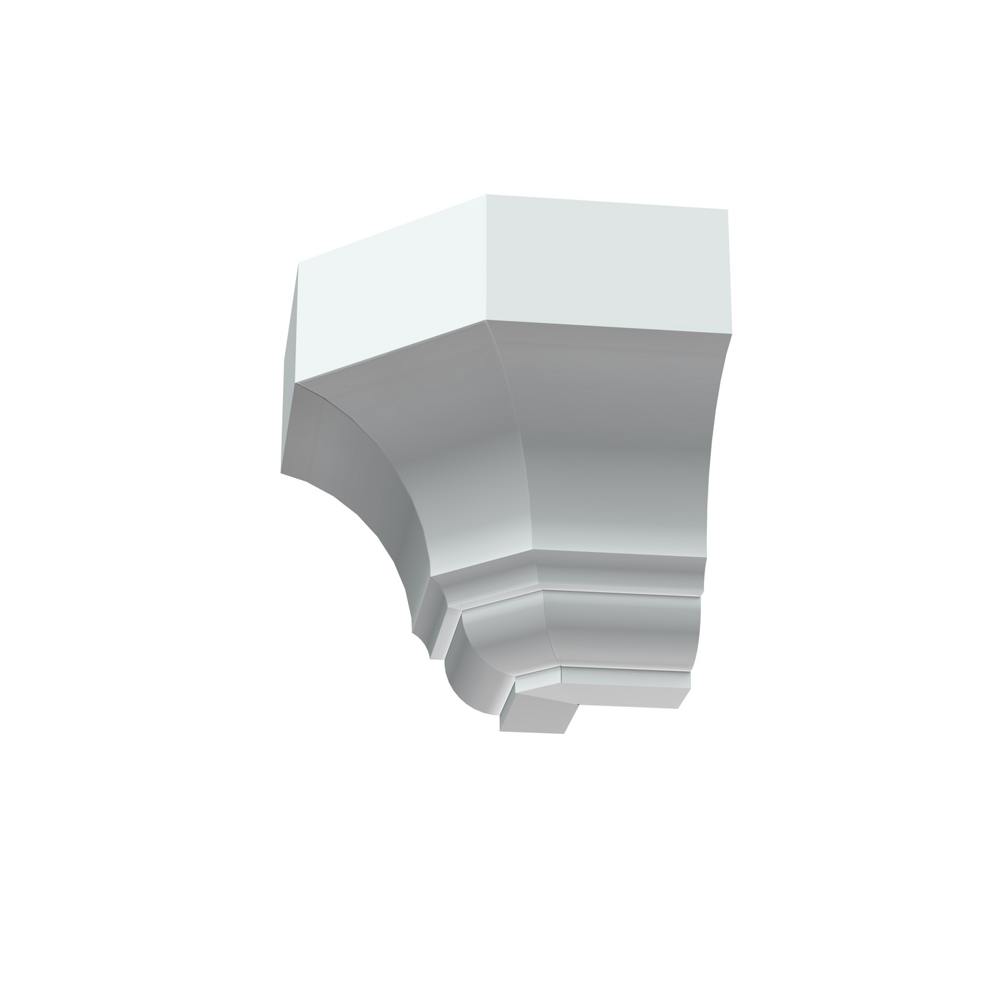 TAKKLOSS YTTERHÖRN VIT 70MM S0502-Y