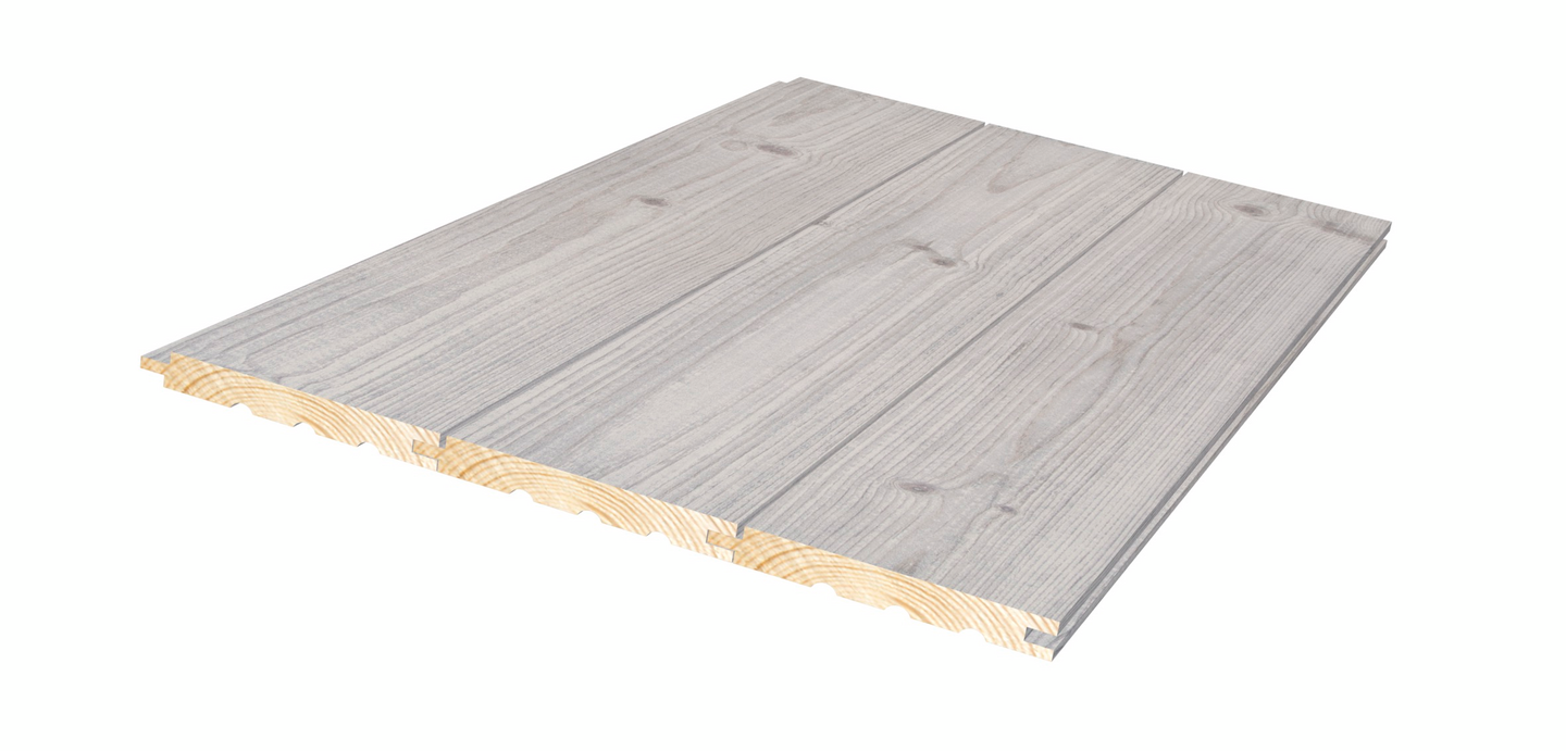 PANEL MOELVEN WOOD SJÖBOD STEN 13X120X3900, FURU ÄNDSPONT 8ST