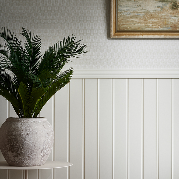 PÄRLSPONT MDF 6X2435X620 VIT VÄGGPANEL REGINA DEKOR 3,02M2