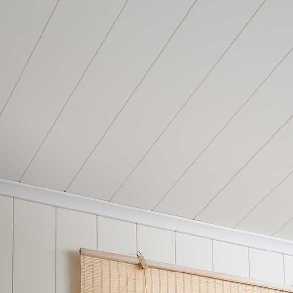 INNERTAK MOELVEN WOOD REGINA LINJE DEKOR, VIT MDF 6X1215X405