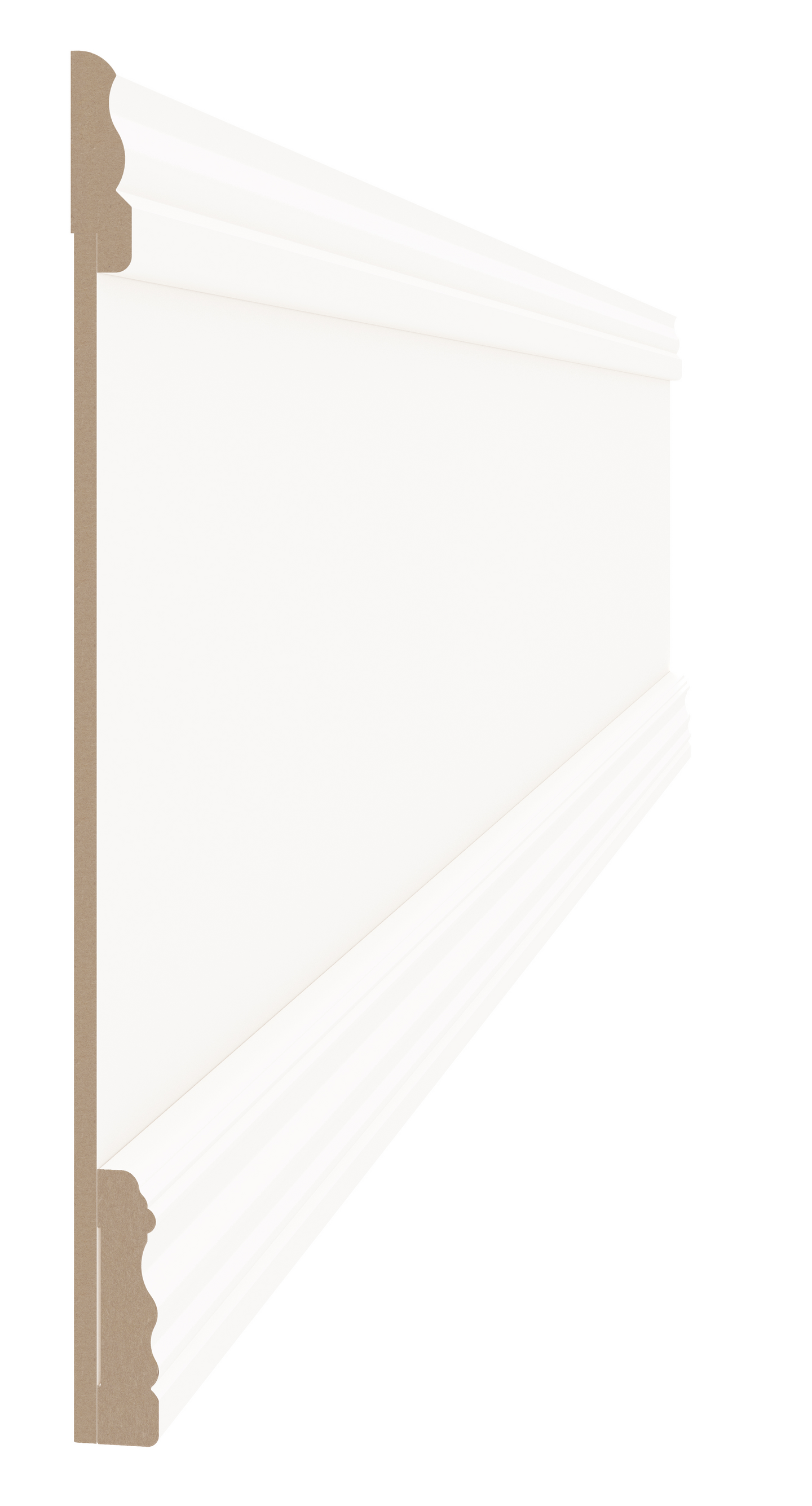 SOCKELSKIVA MOELVEN WOOD REGINA VIT S0502-Y 6X2435X305