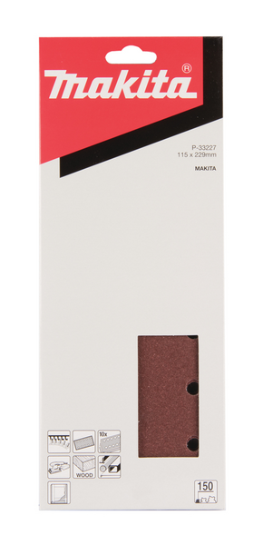 Hiomapaperi Makita k150 Velcro 115x232mm 10kpl