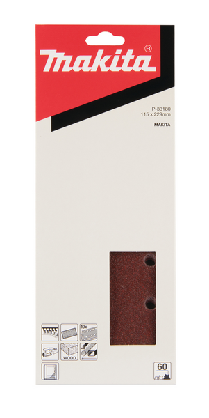 Hiomapaperi Makita k60 Velcro 115x232mm 10kpl