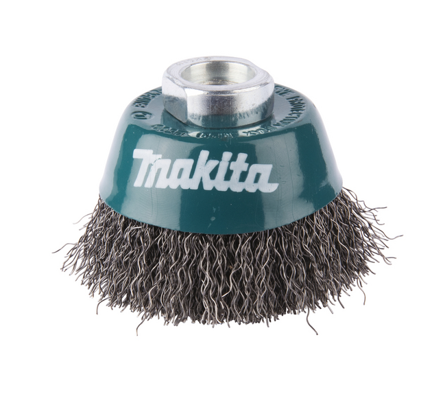 Teräsharja Makita 60mm x M14 kuppiharja poimut