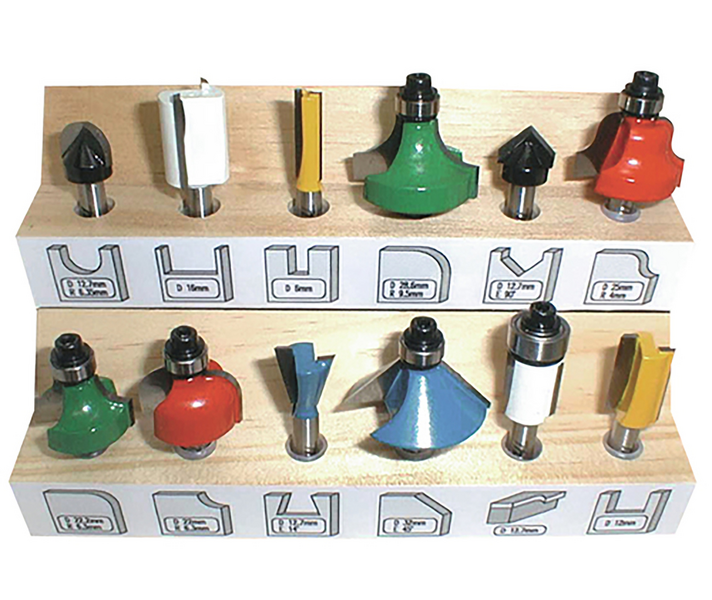 FRÄSSET MAKITA 12 DELAR, 12 DELAR