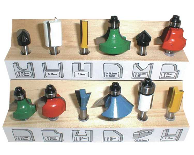 FRÄSSET MAKITA 12 DELAR, 12 DELAR