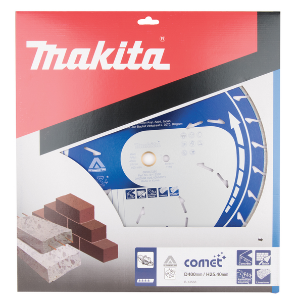 DIAMANTKLINGA MAKITA COM RAP 400X25,4, 400X25,4MM
