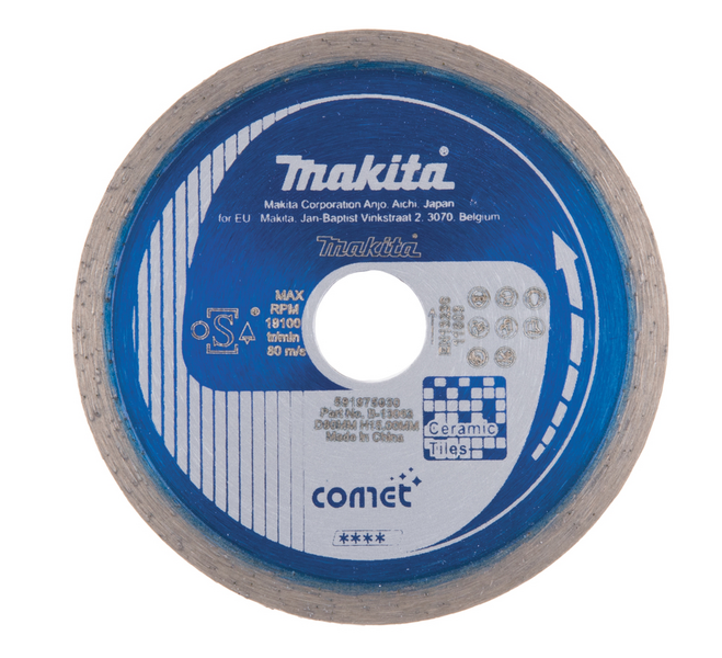 Timanttikatkaisulaikka Makita Comet 80x15mm, segmenttikorkeus 10mm