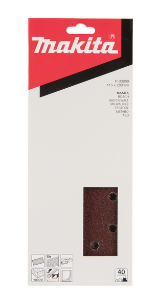 Hiomapaperi Makita k40 115x280mm 10kpl