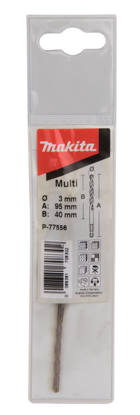 Monikäyttöporanterä Makita unidre 3mm 1/4 in