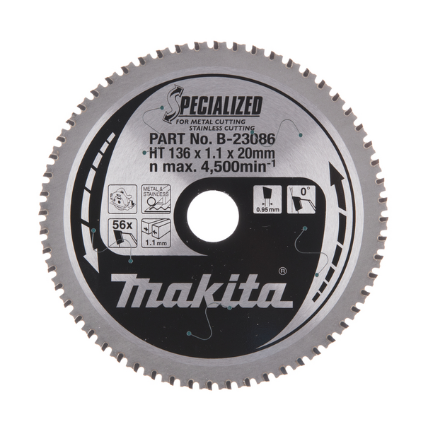 SÅGKLINGA MAKITA HM RF 136X20X1,1 Z56, 136X20X1,1MM Z-56