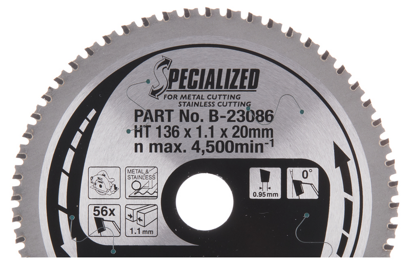 SÅGKLINGA MAKITA HM RF 136X20X1,1 Z56, 136X20X1,1MM Z-56