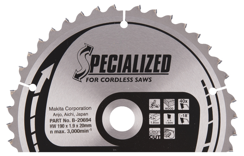 SÅGKLINGA HM 190X20X1,9 Z-40