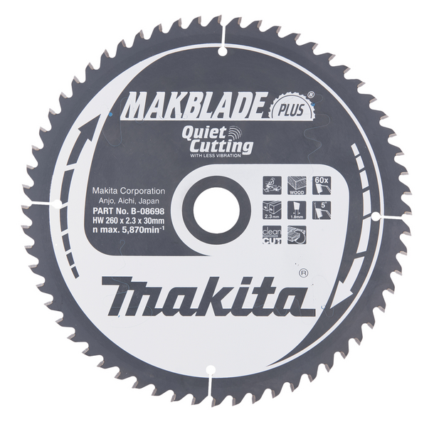 SÅGKLINGA MAKITA HM TRÄ260X30X2,3 Z60