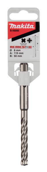 BORR MAKITA SDS-PLUS 4SKÄR 8X50/115MM