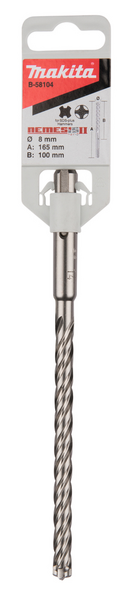 BORR MAKITA SDS-PLUS 4SKÄR 8X100/165 MM