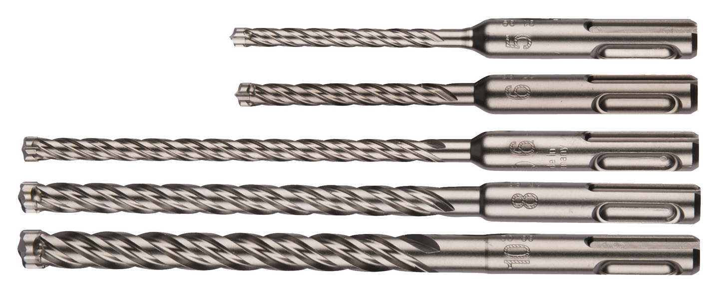 BETONGBORR SDS+ 5-PACK 4SKÄR STRL 5,6,8,10MM