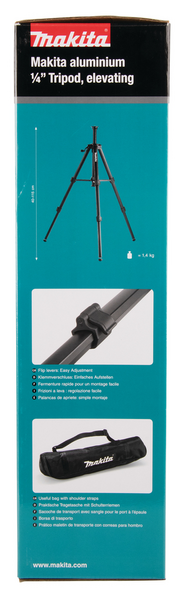 Kolmijalka Makita lasereille 1/4 kierre 40-115cm