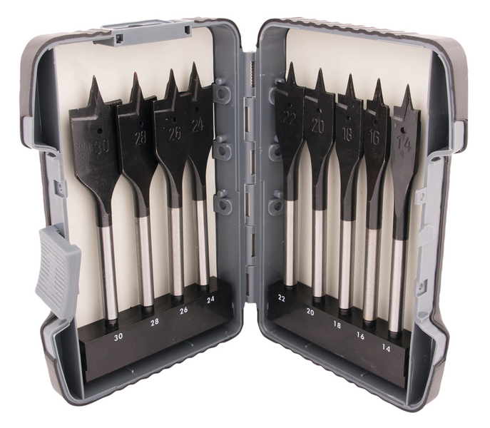 FLATBORRSET 9 DELAR 6-30MM