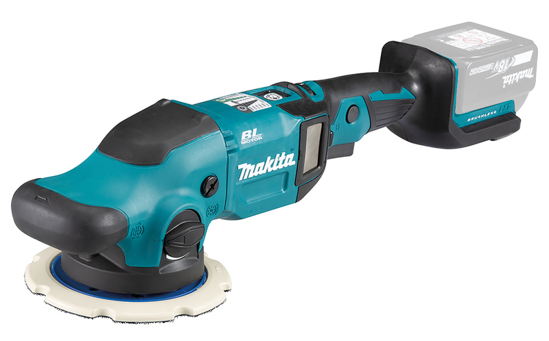 POLERMASKIN MAKITA DPO600Z 18V NAKEN, SOLO 0-6800RPM 150MM