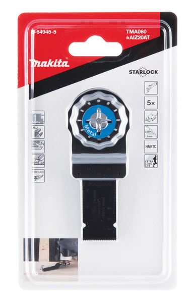 Sahanterä Makita upotukseen 20mm HM ruuvit, naulat 5kpl