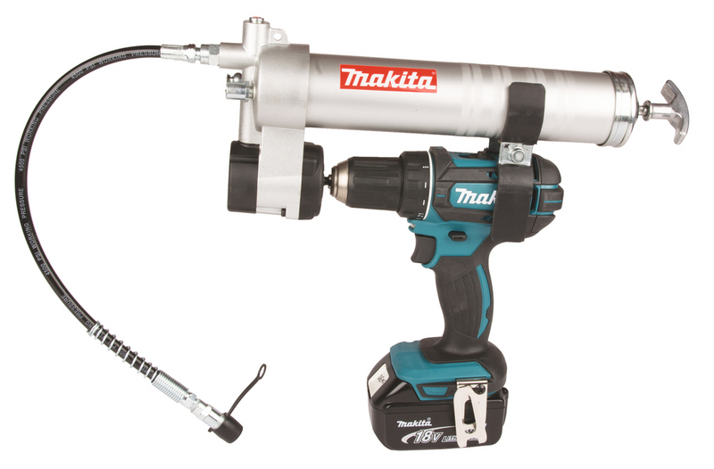 Rasvapuristinlisälaite Makita akkuporakoneeseen