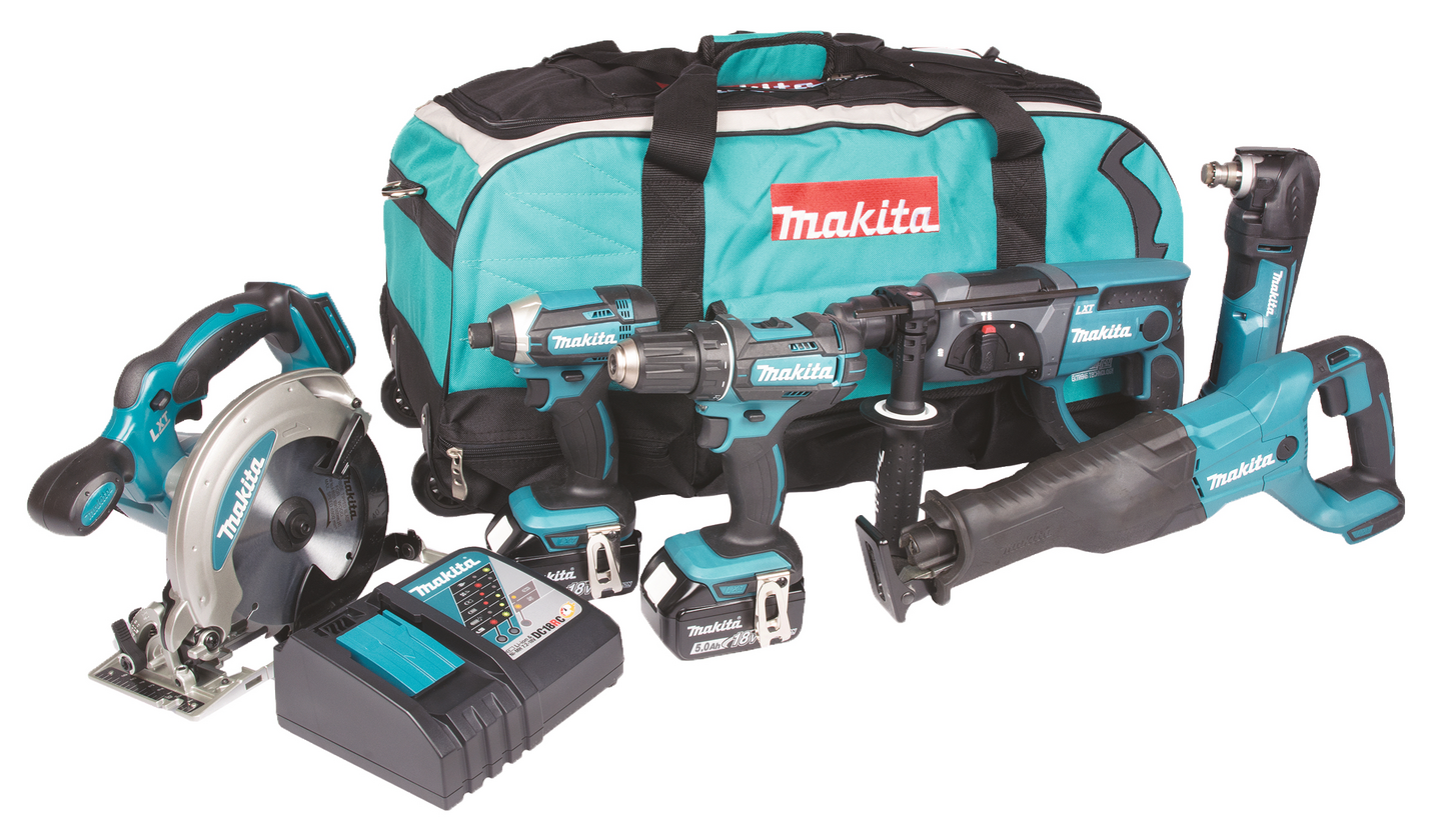 VERKTYGSKIT COMBO 18V 6VERK+LA MAKITA