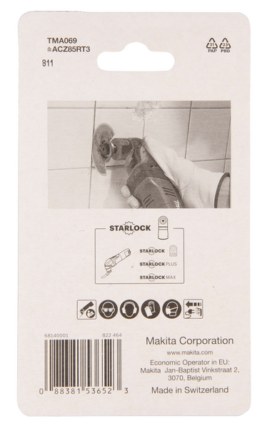 Kovametalliterä Makita segmentti 85mm HM k30