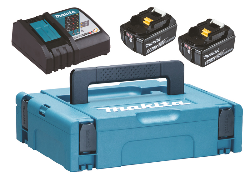 BATTERIPACK MAKITA 2XBL1860B DC18RC, MAKPAC 18V